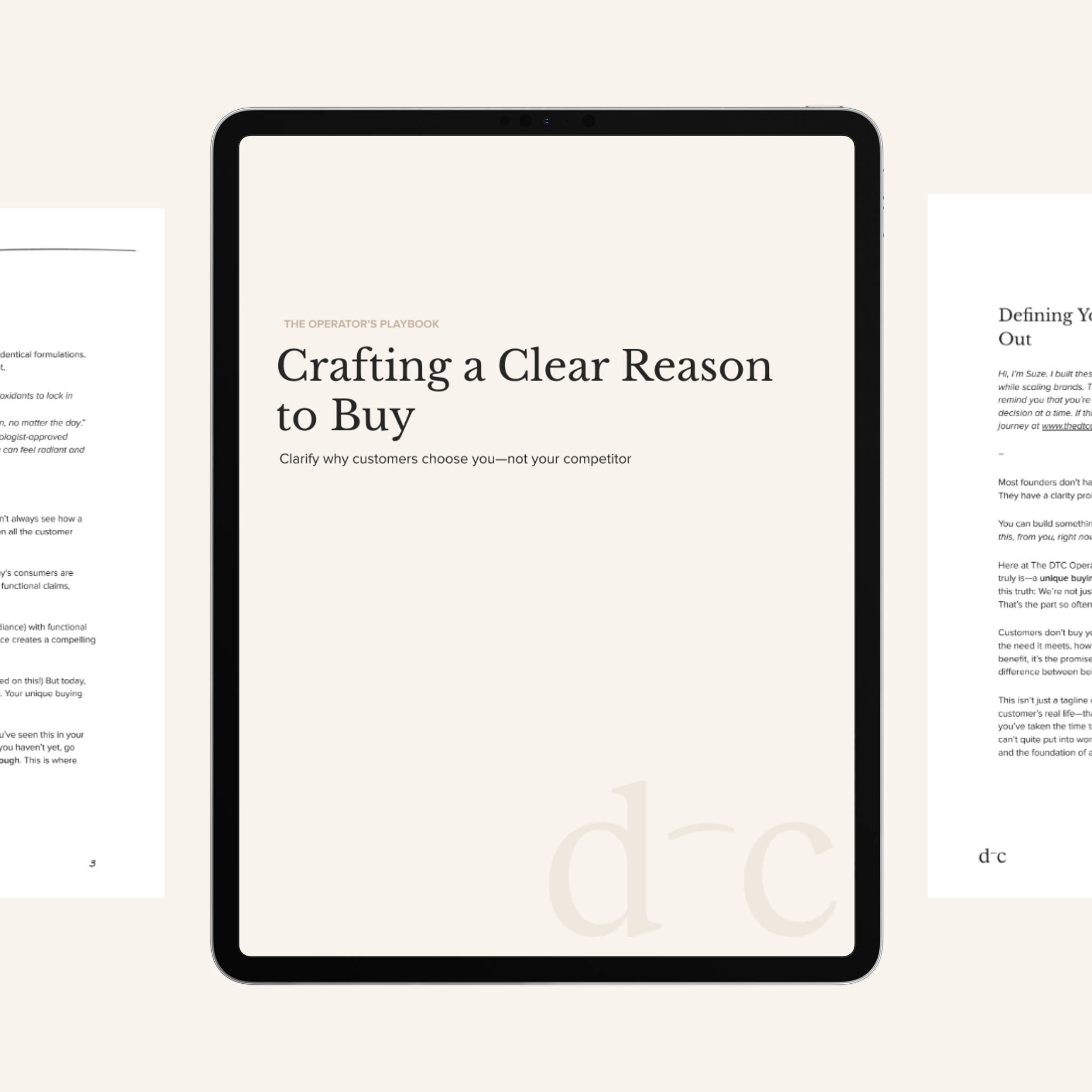 Crafting a Clear Reason to Buy