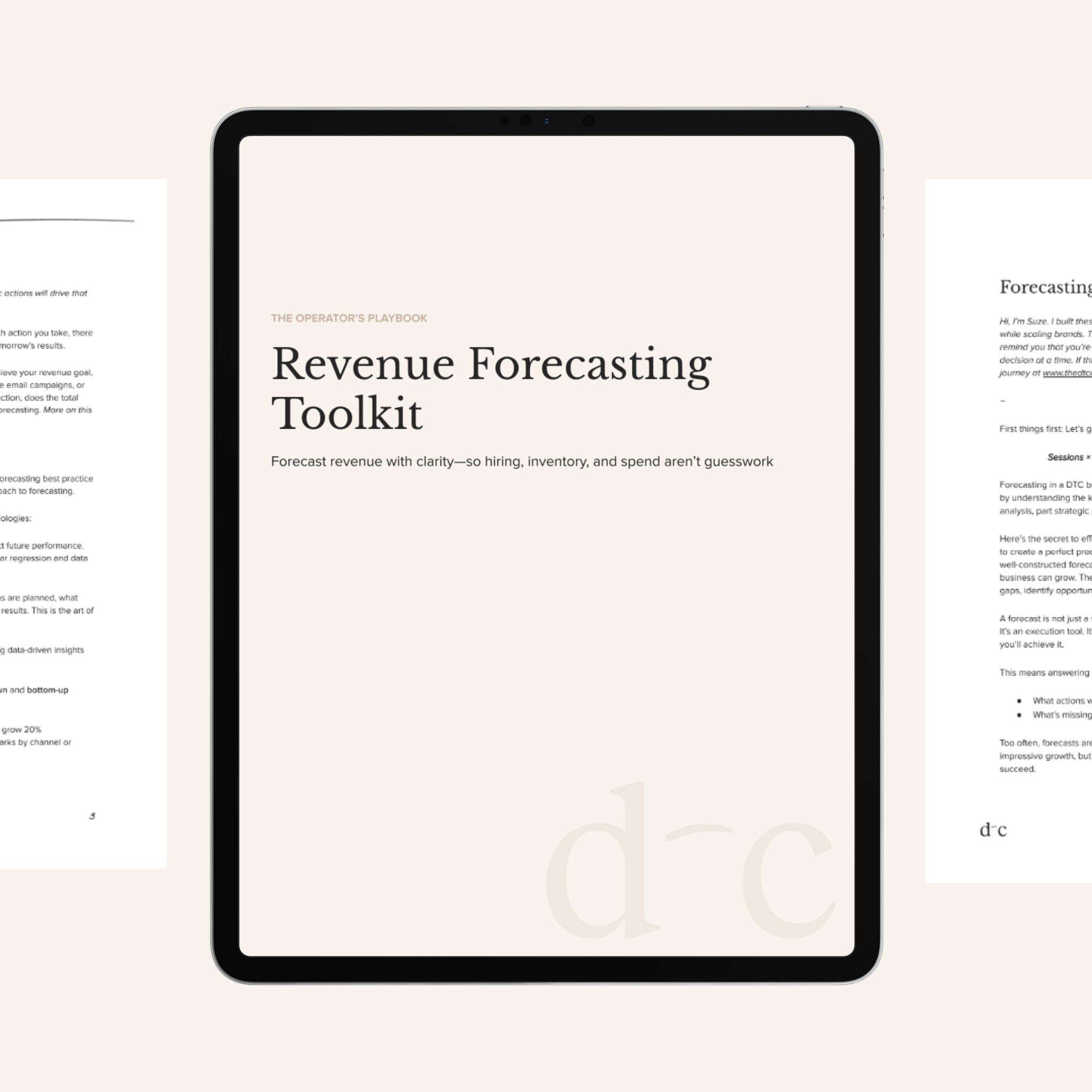 Revenue Forecasting Toolkit