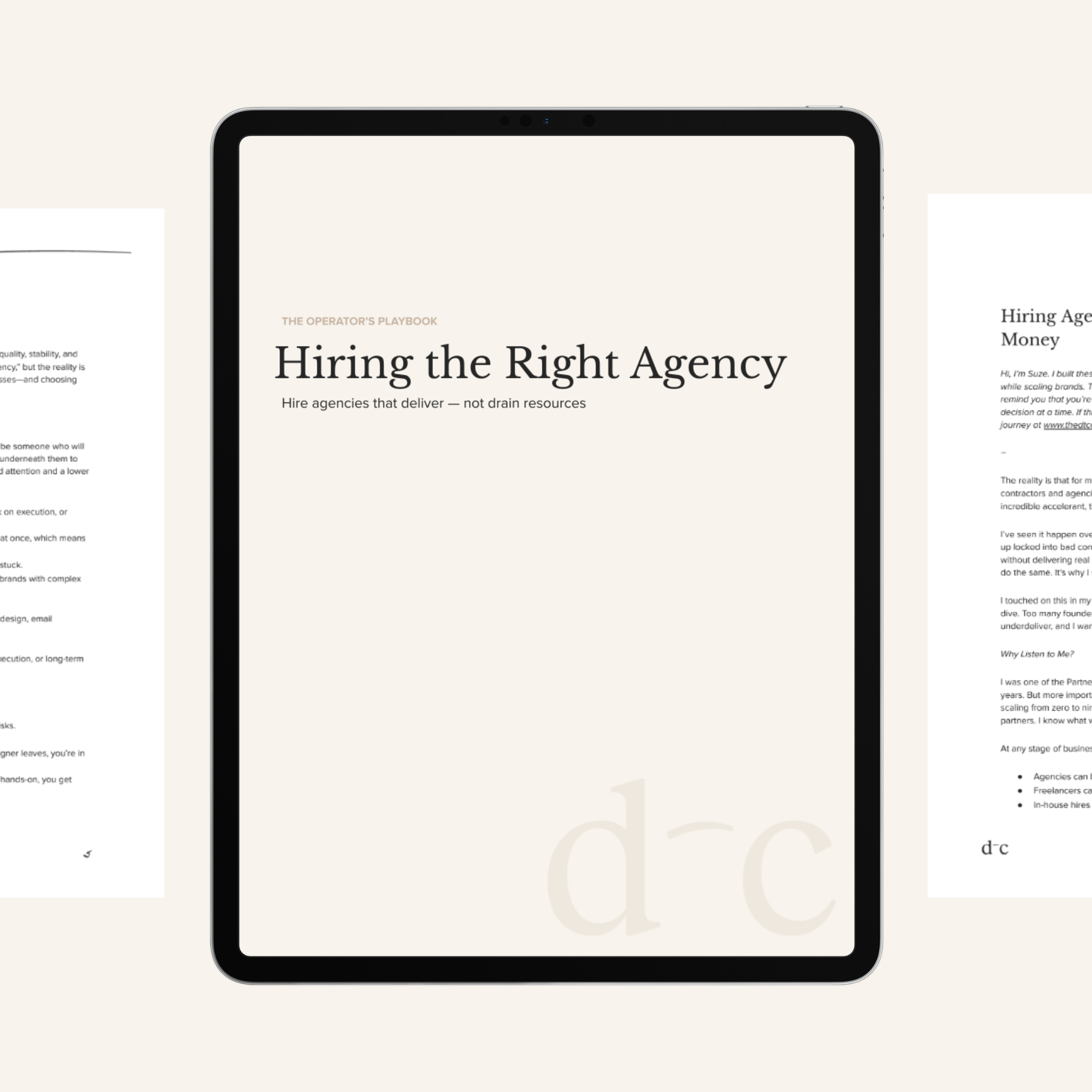 Hiring the Right Agency