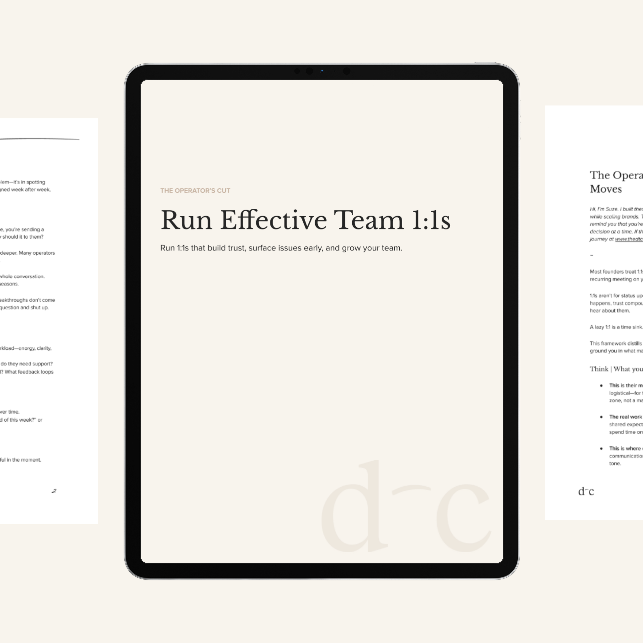 Run Effective Team 1:1s