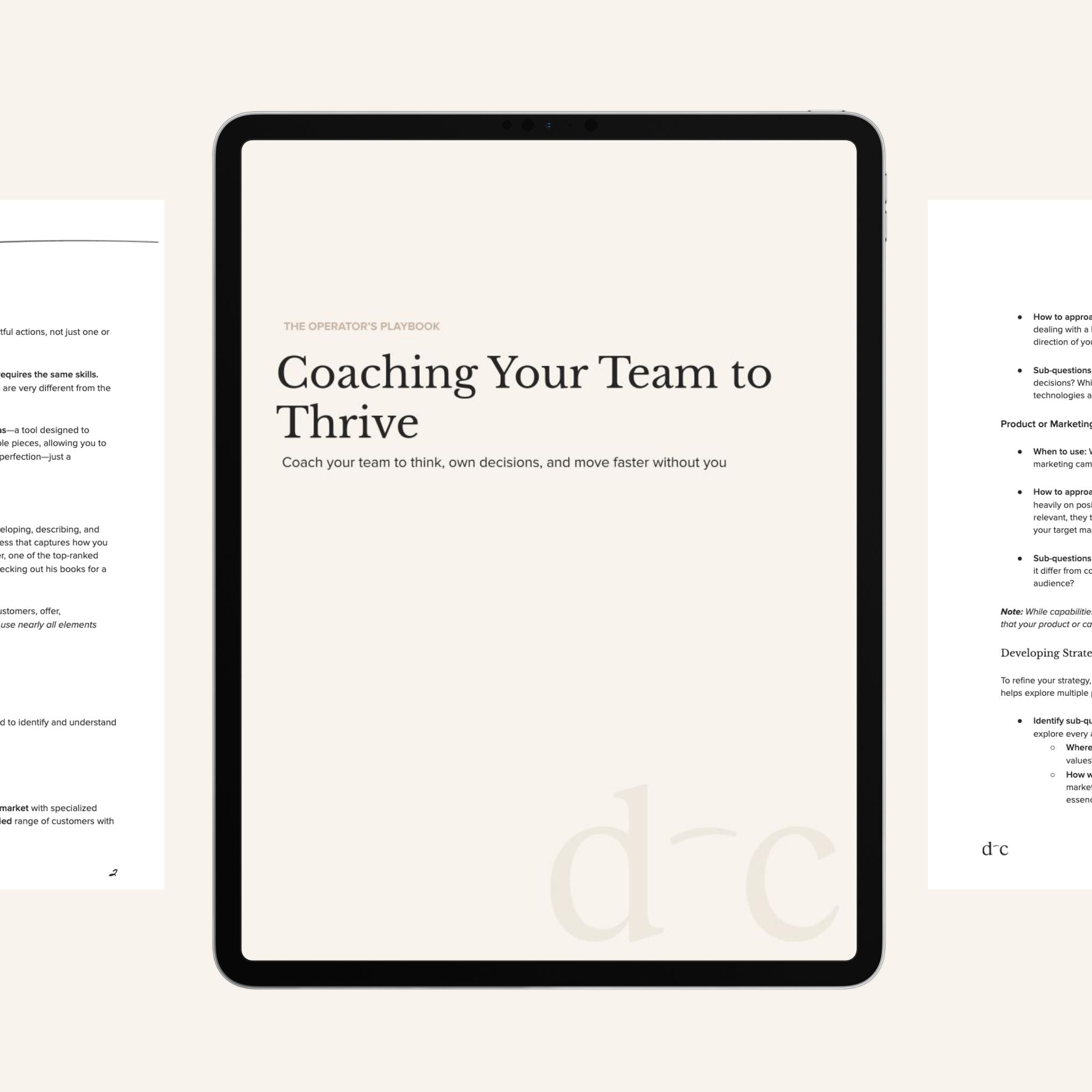 Coaching Your Team to Thrive