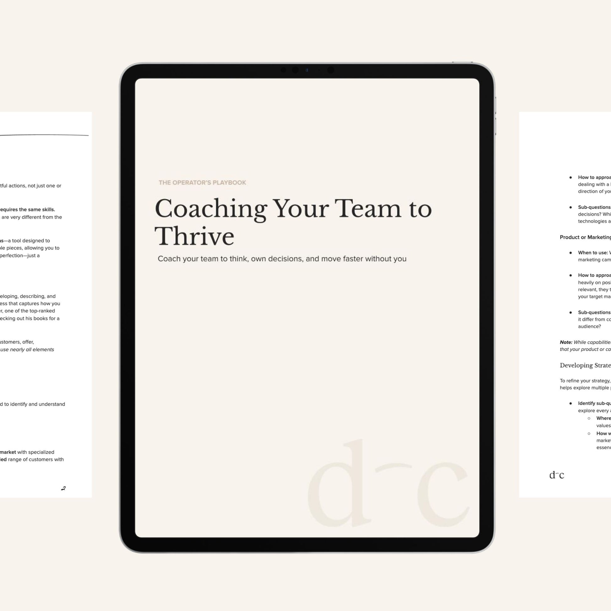 Coaching Your Team to Thrive