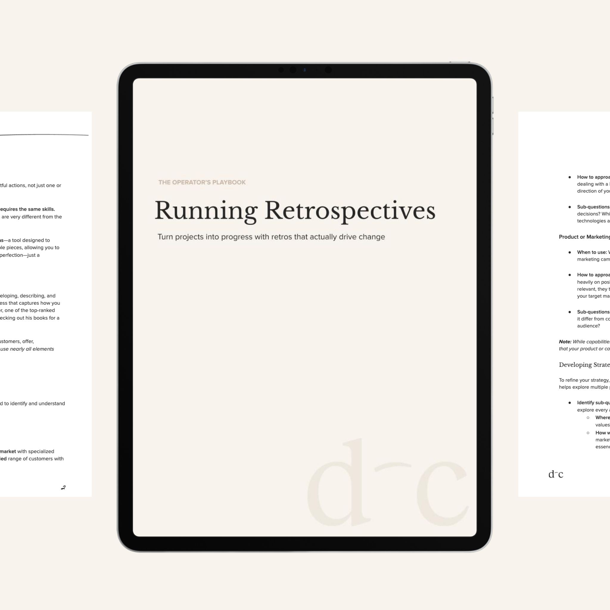 Running Retrospectives