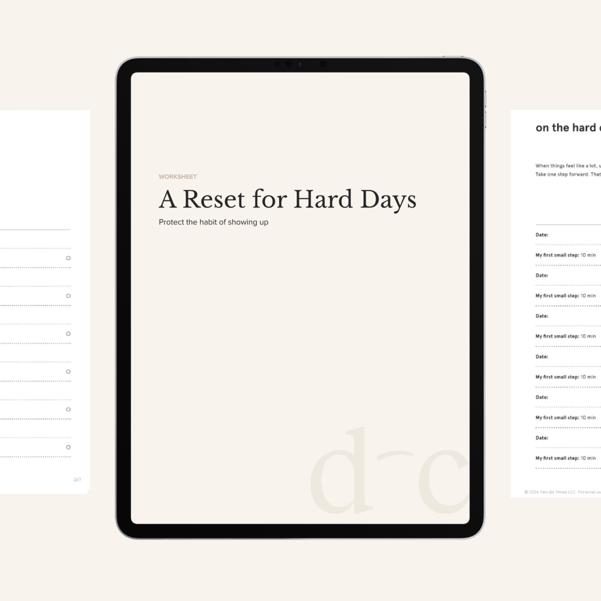 A Reset for Hard Days