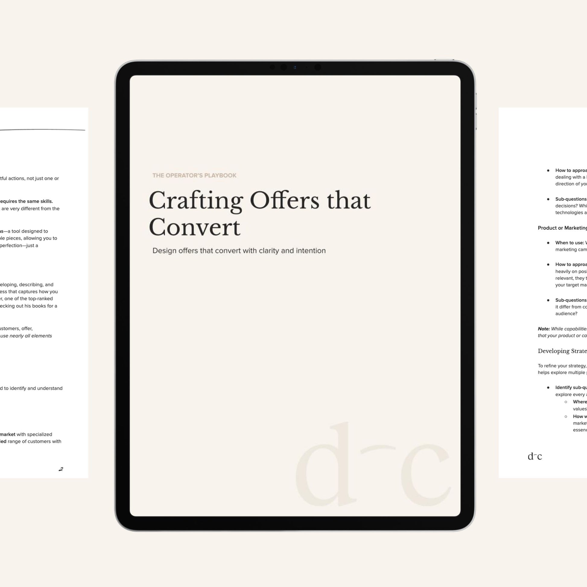 Crafting Offers that Convert