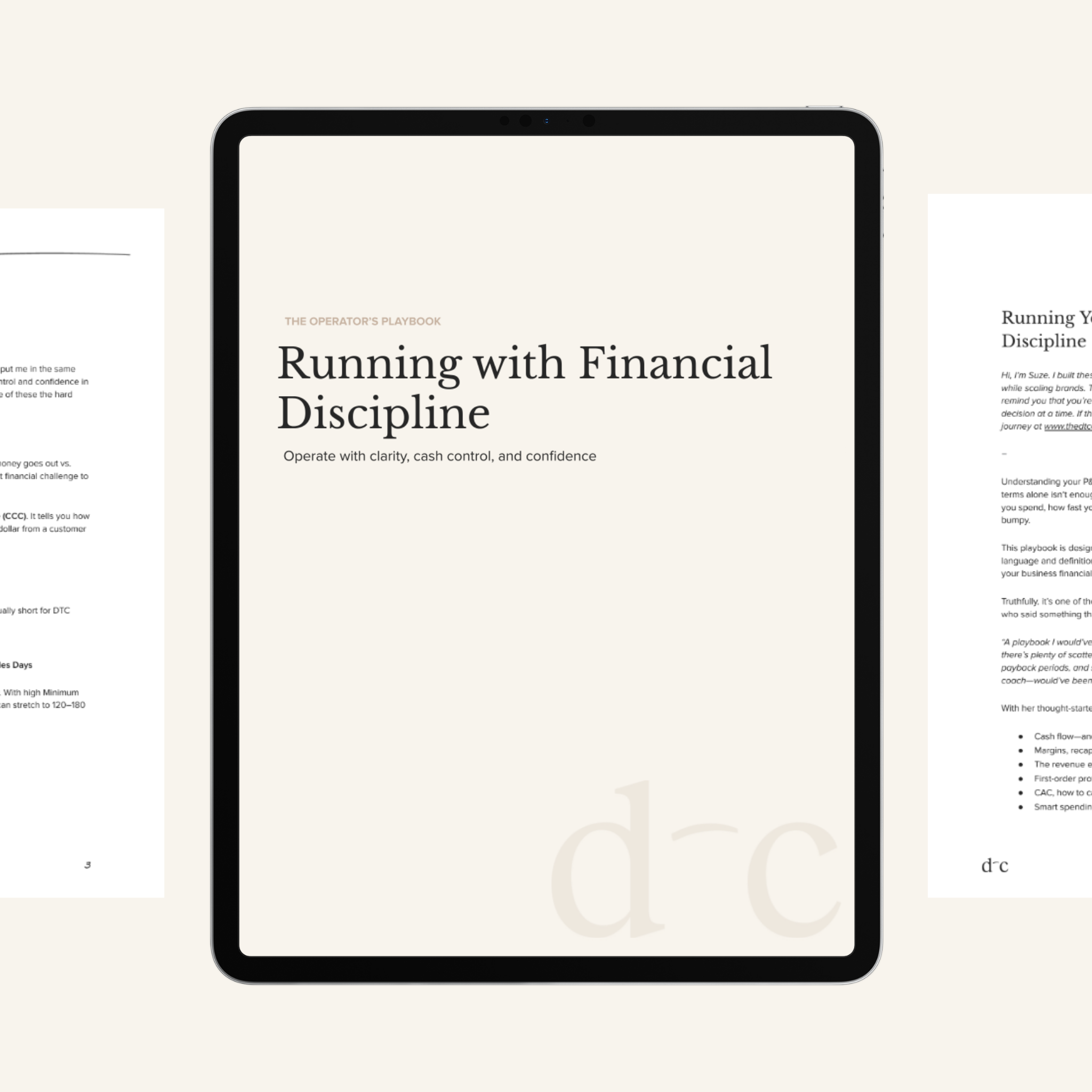 Running with Financial Discipline