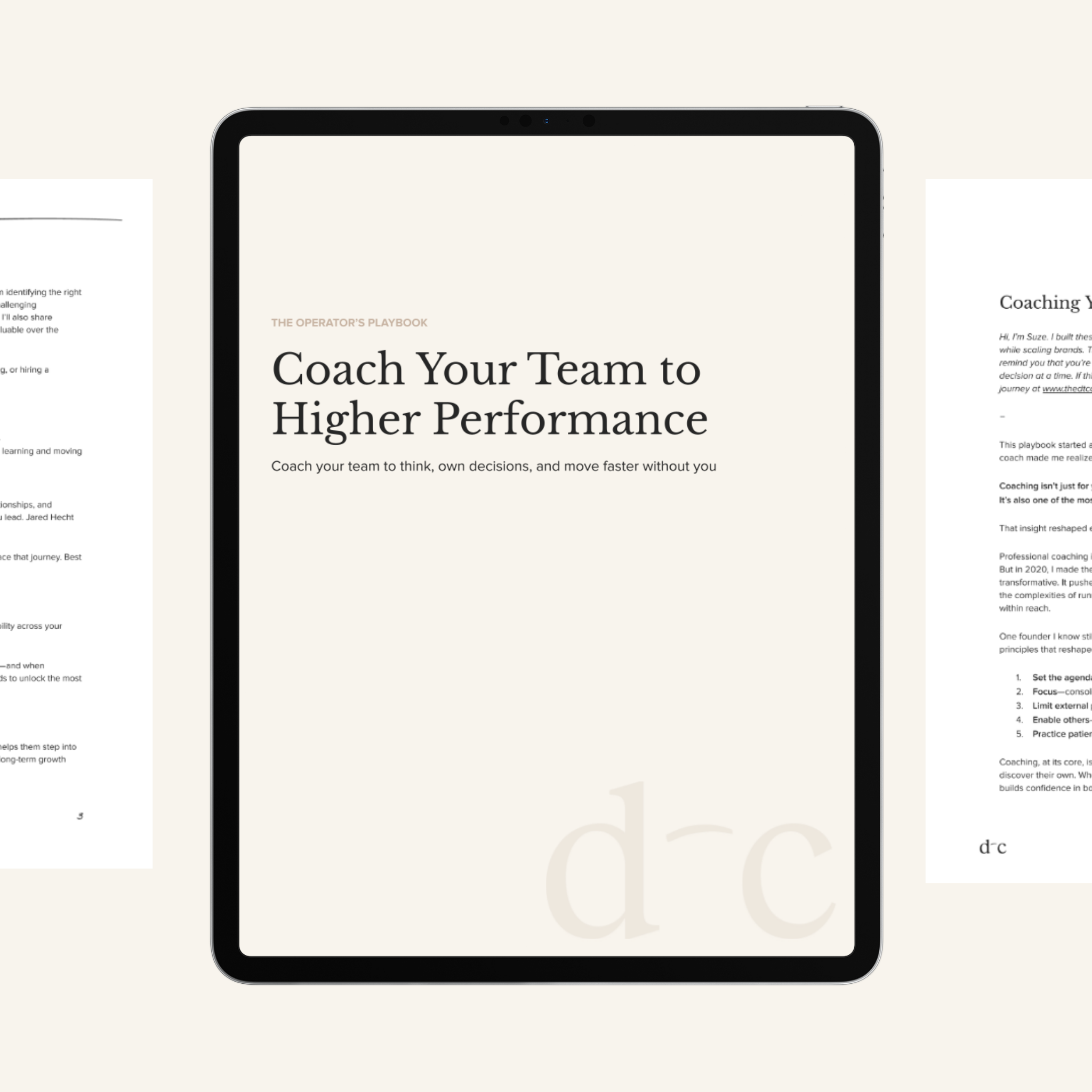 Coach Your Team to Higher Performance