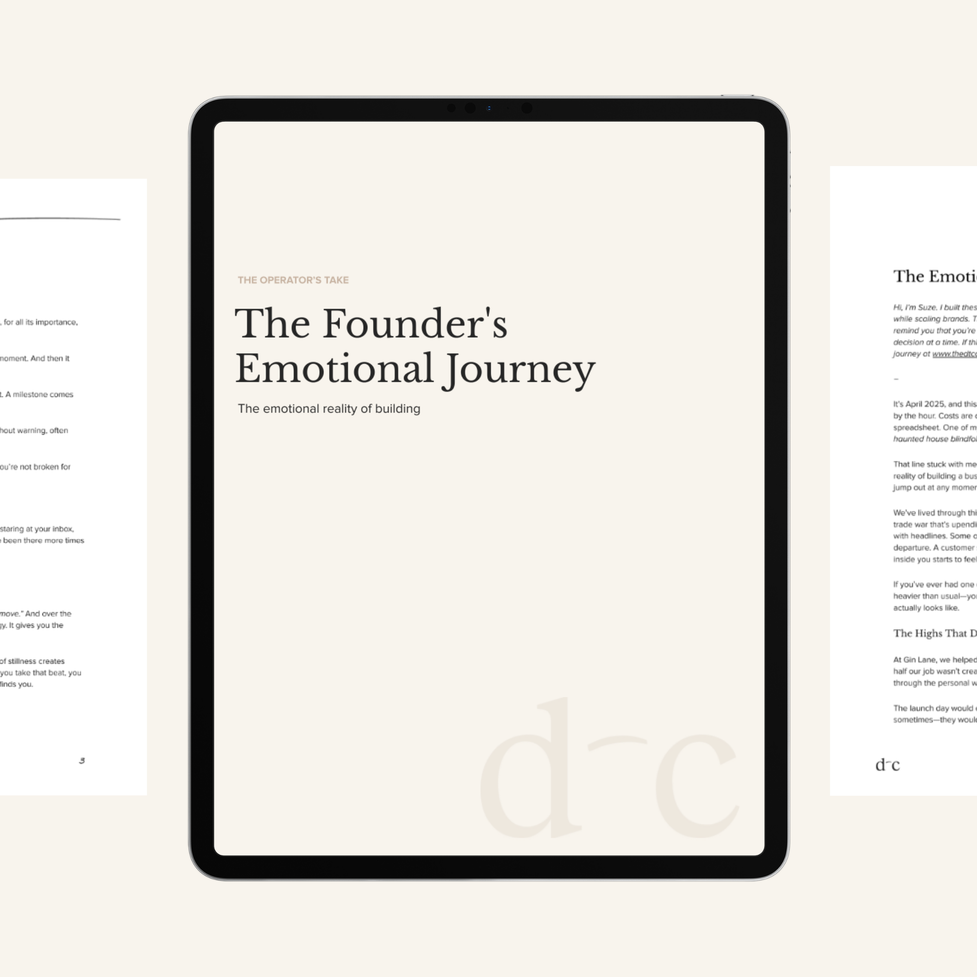 The Founder's Emotional Journey