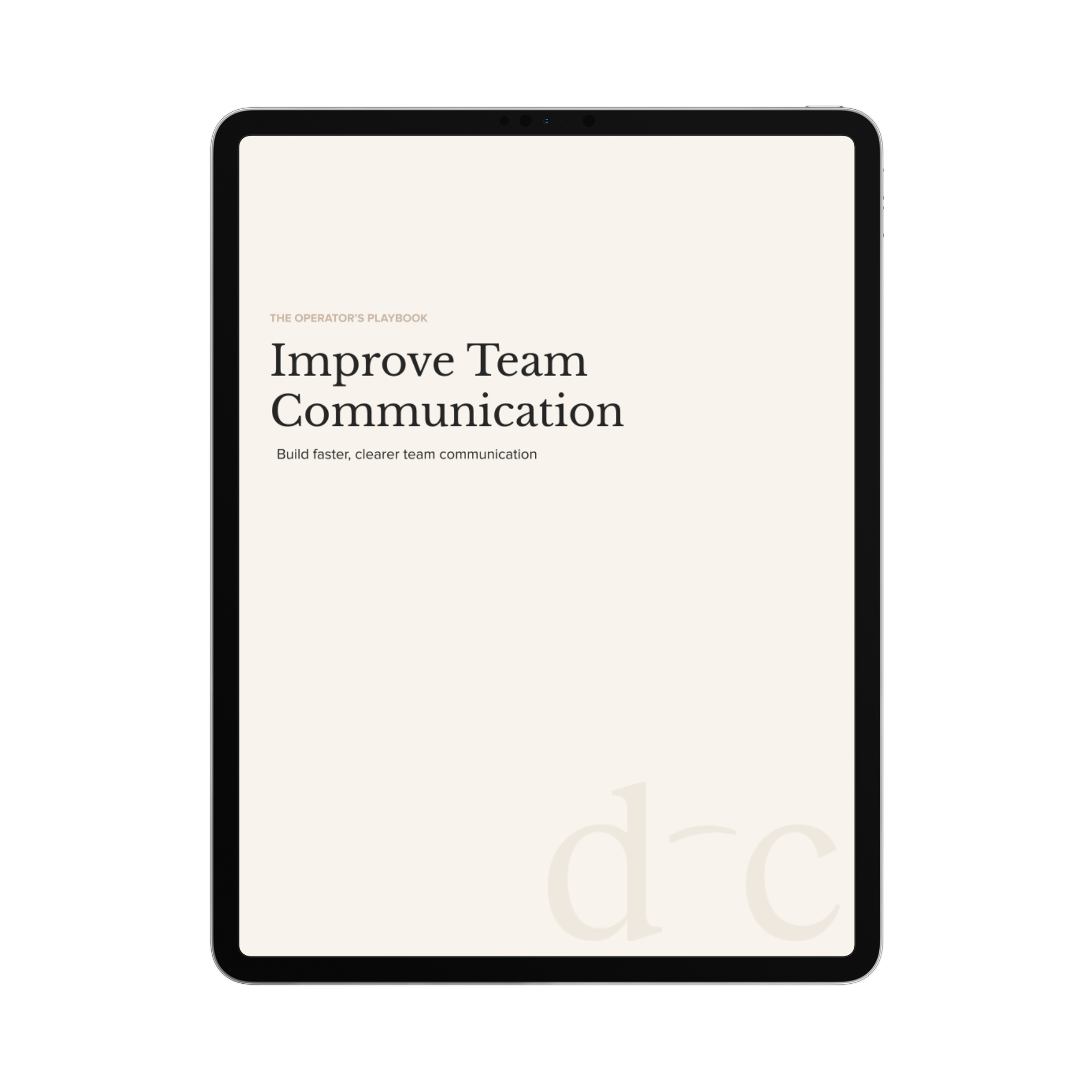 Improve Team Communication