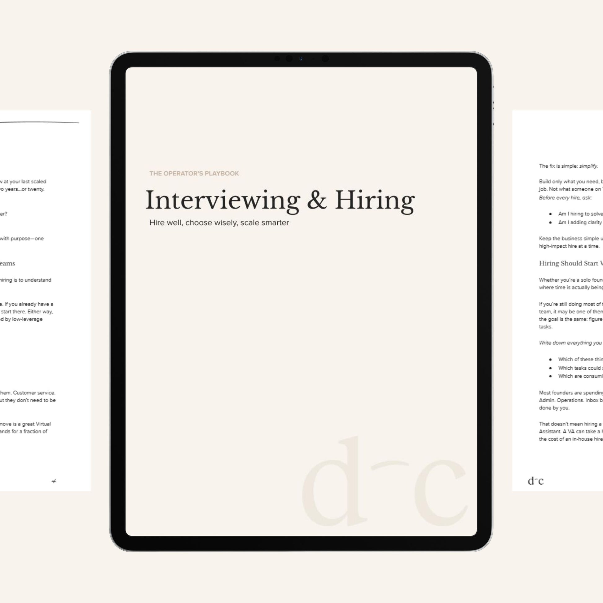 Interviewing & Hiring