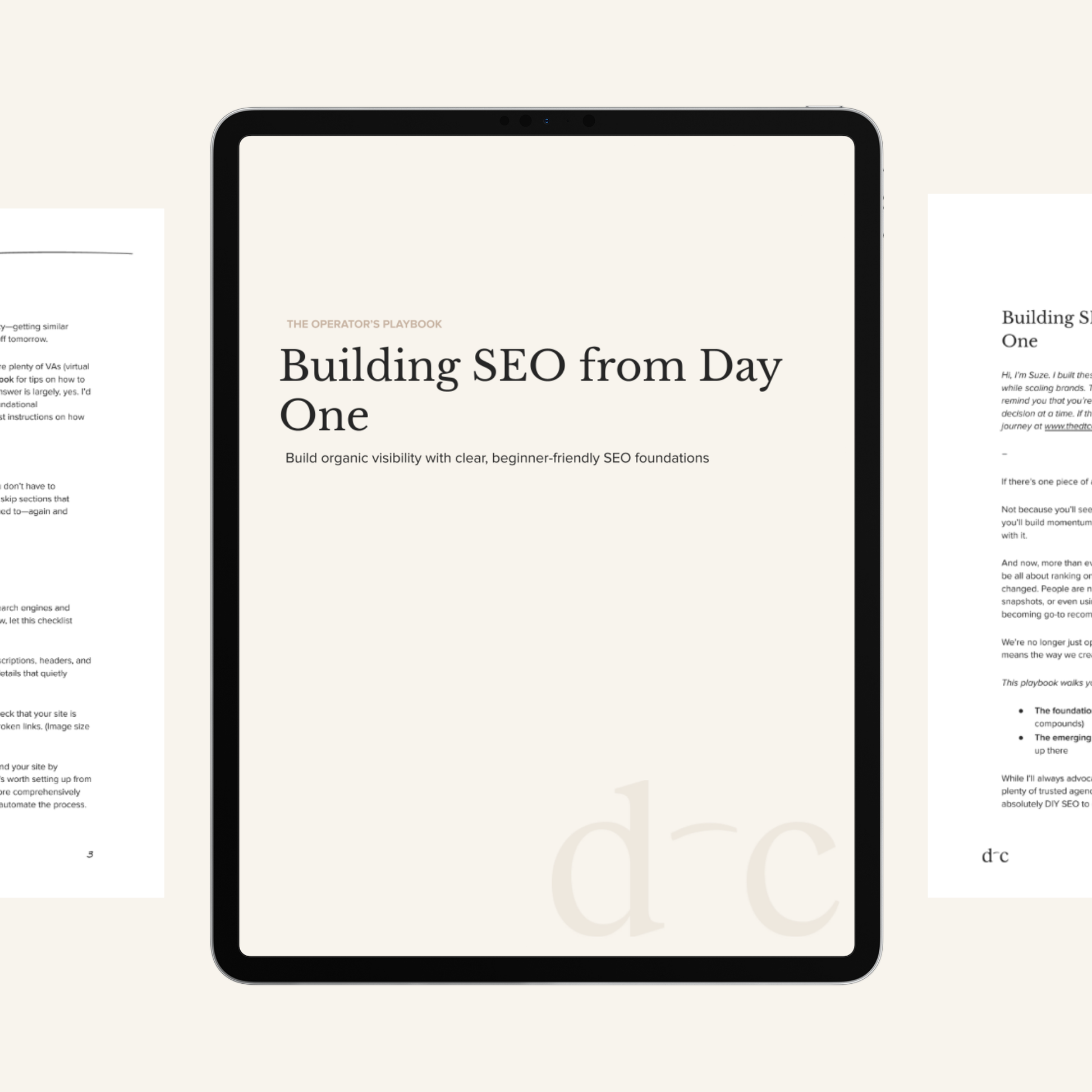 Building SEO from Day One