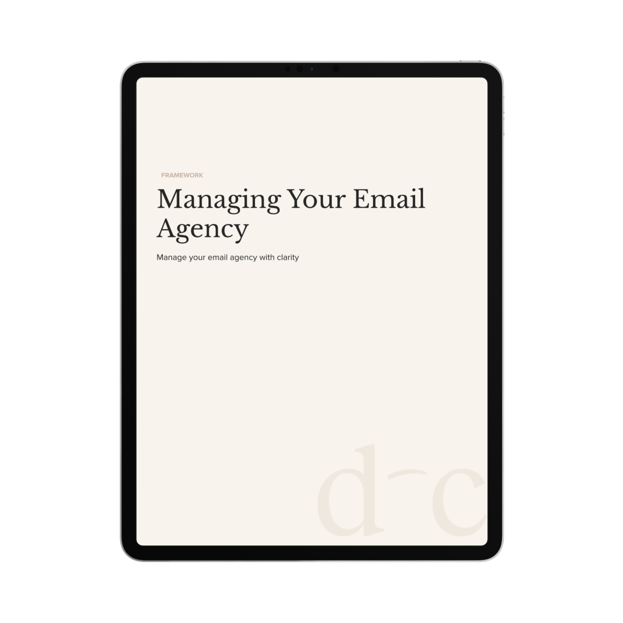 Managing Your Email Agency