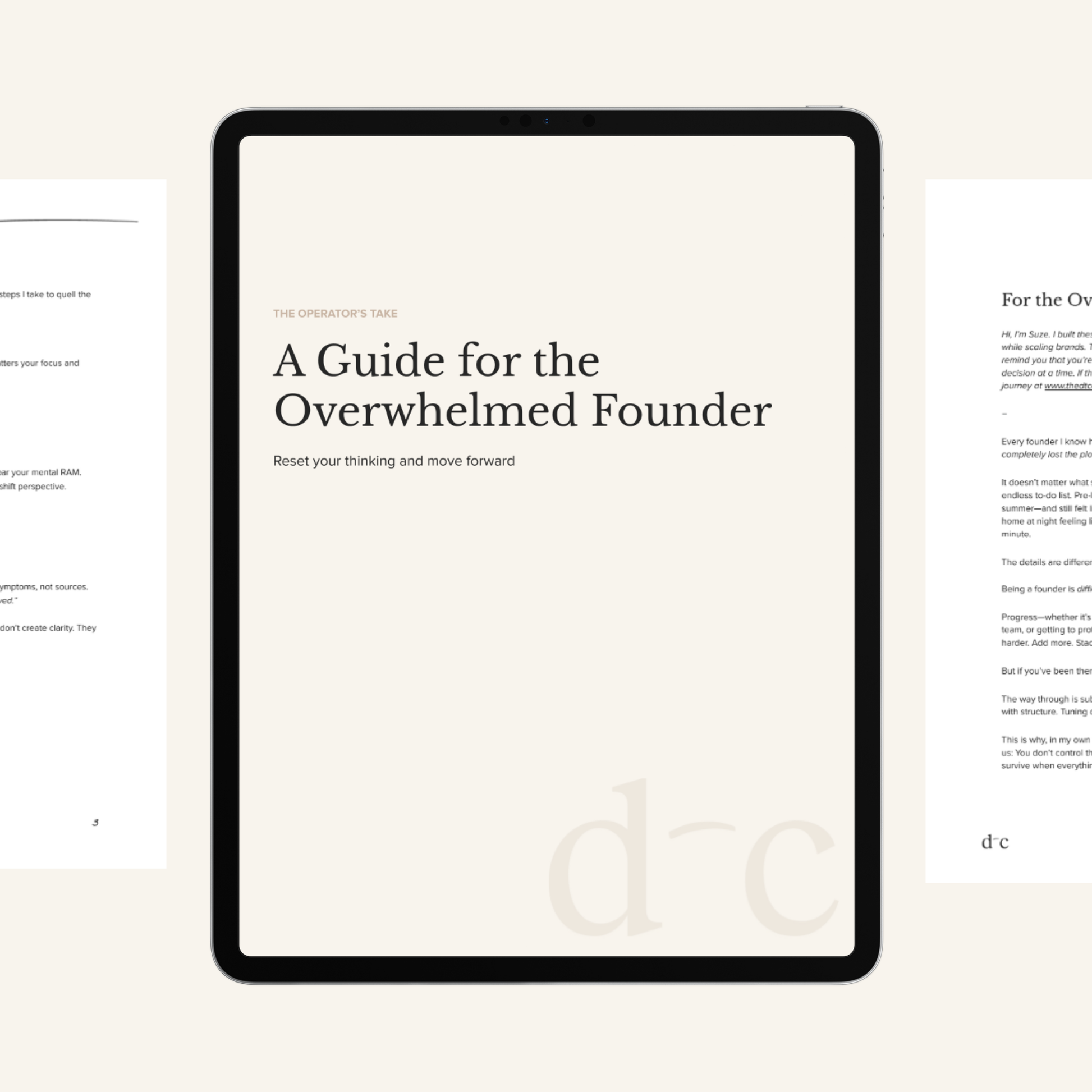 A Guide for the Overwhelmed Founder