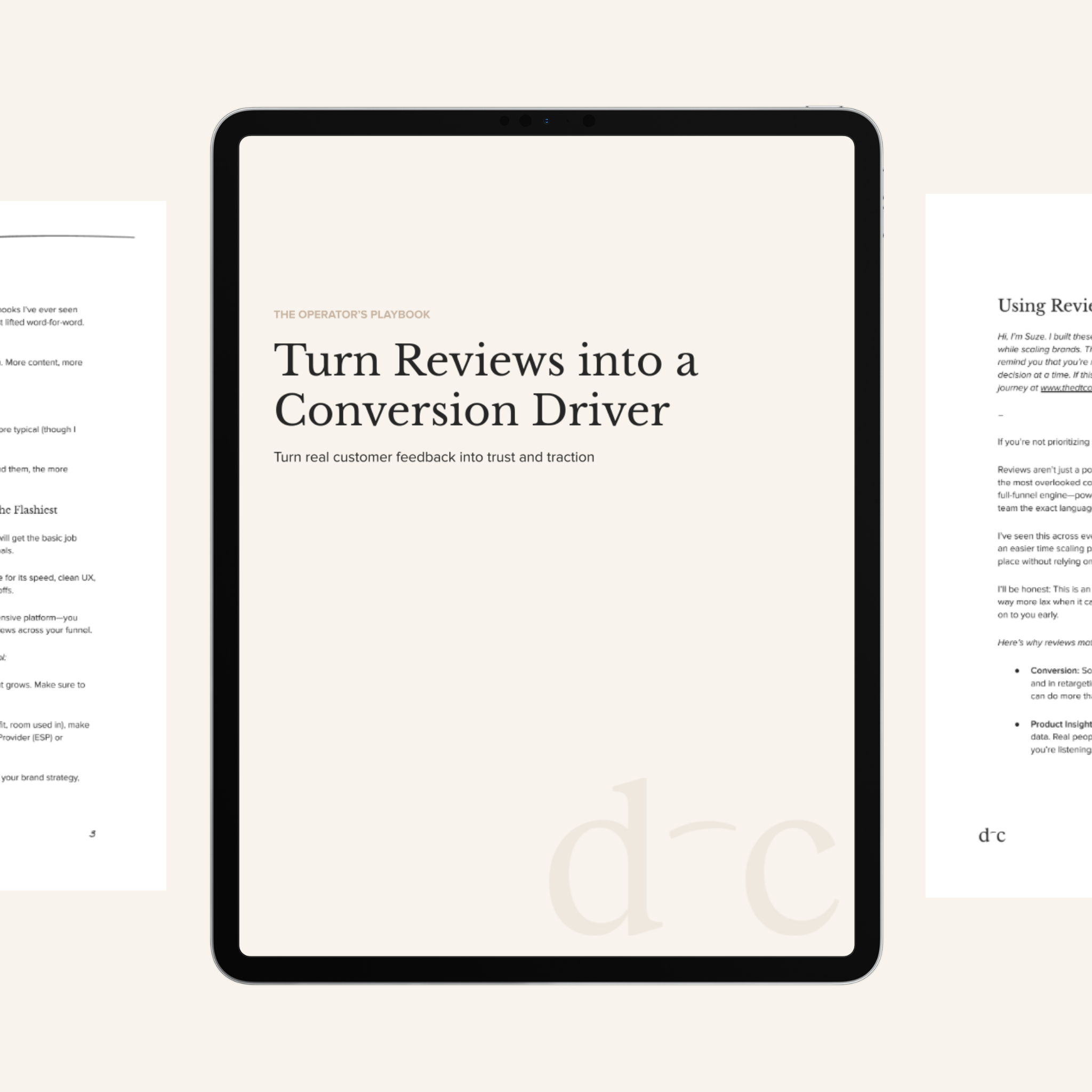 Turn Reviews into a Conversion Driver