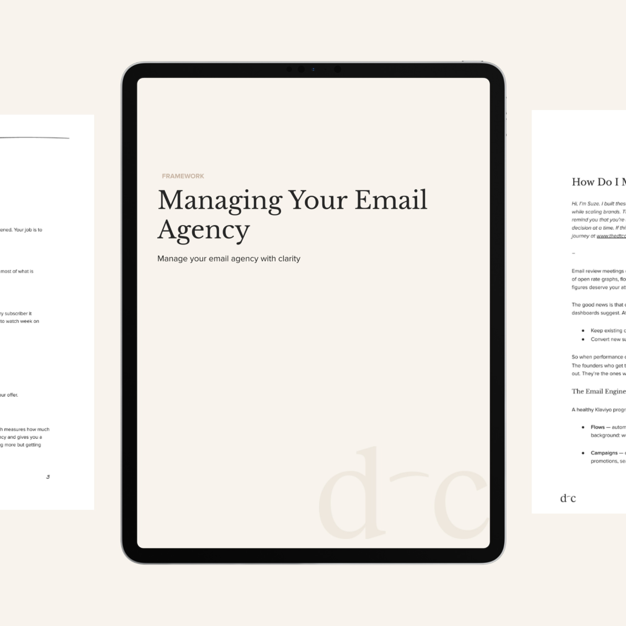 Managing Your Email Agency