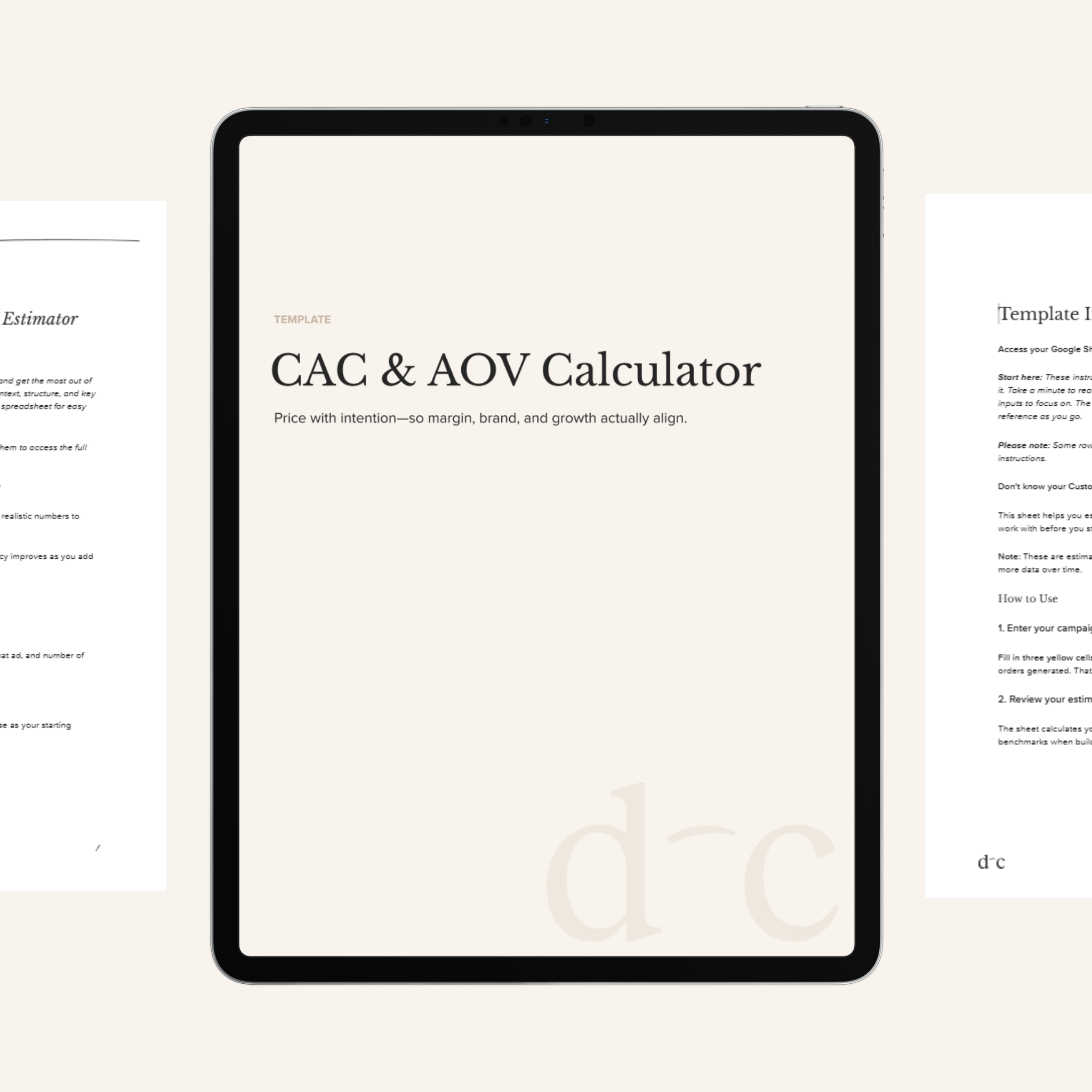 CAC & AOV Calculator