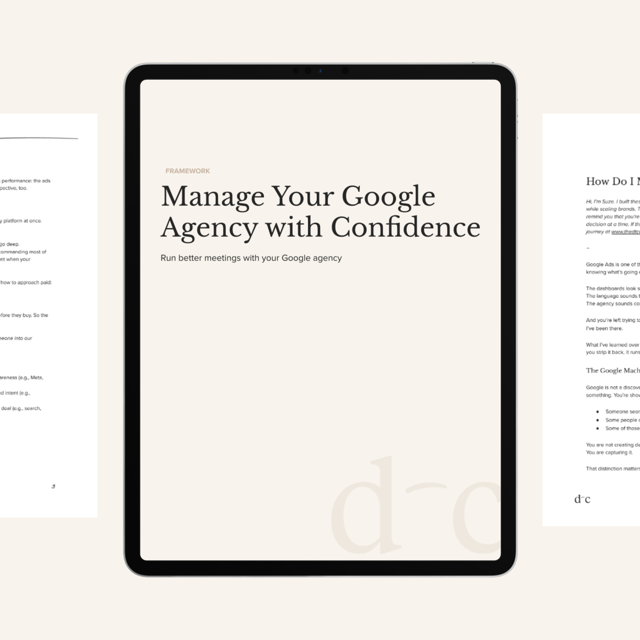 Manage Your Google Agency with Confidence