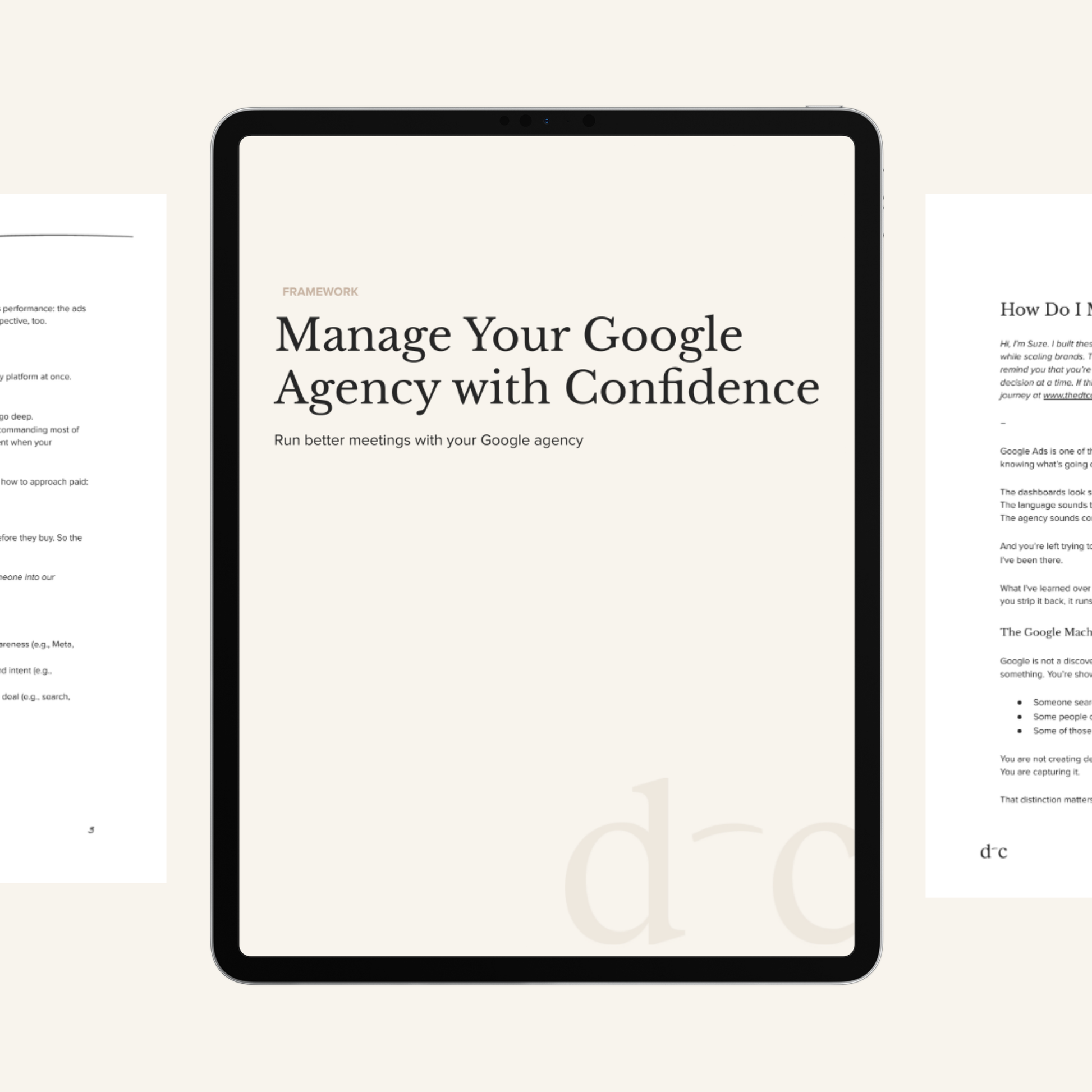 Manage Your Google Agency with Confidence