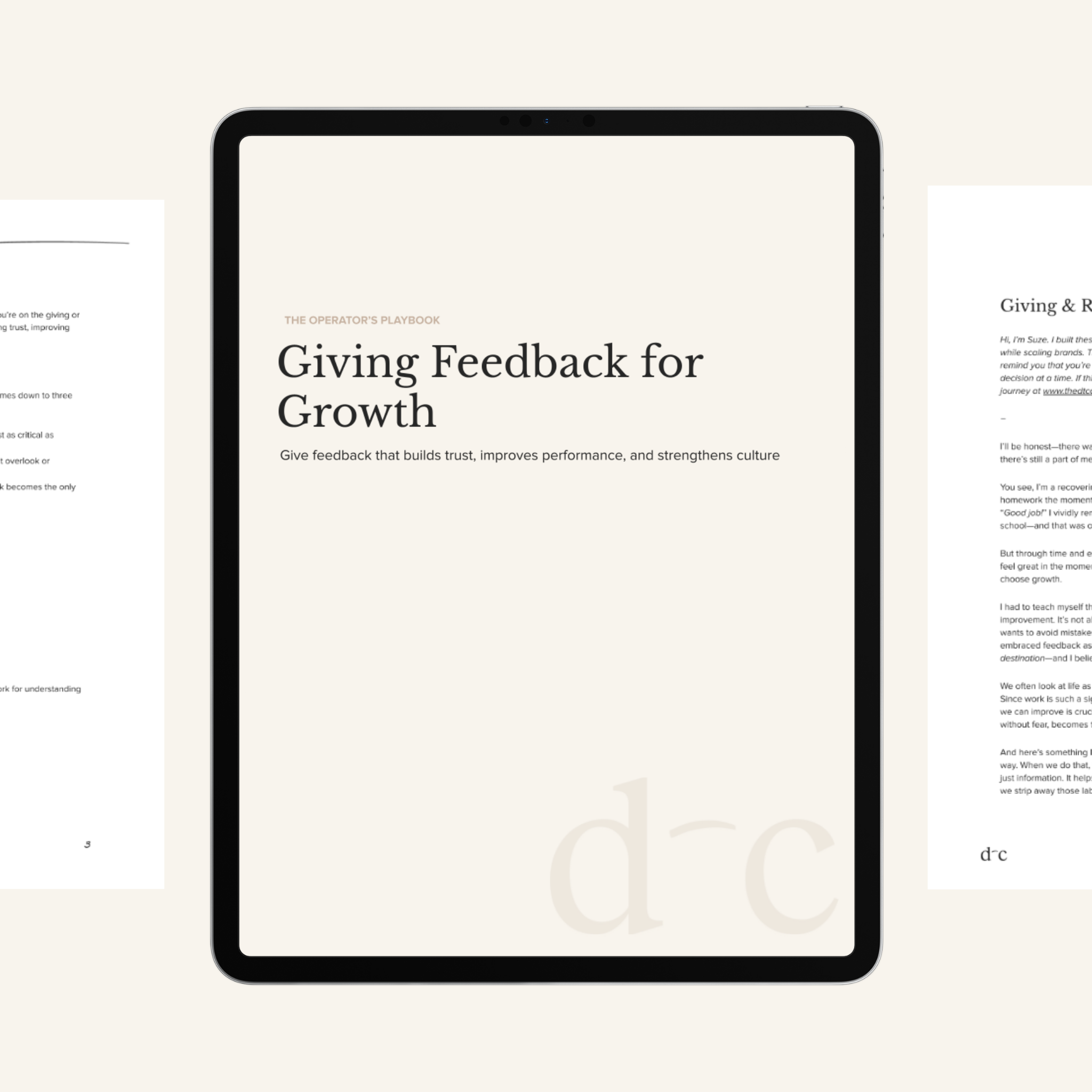 Giving Feedback for Growth