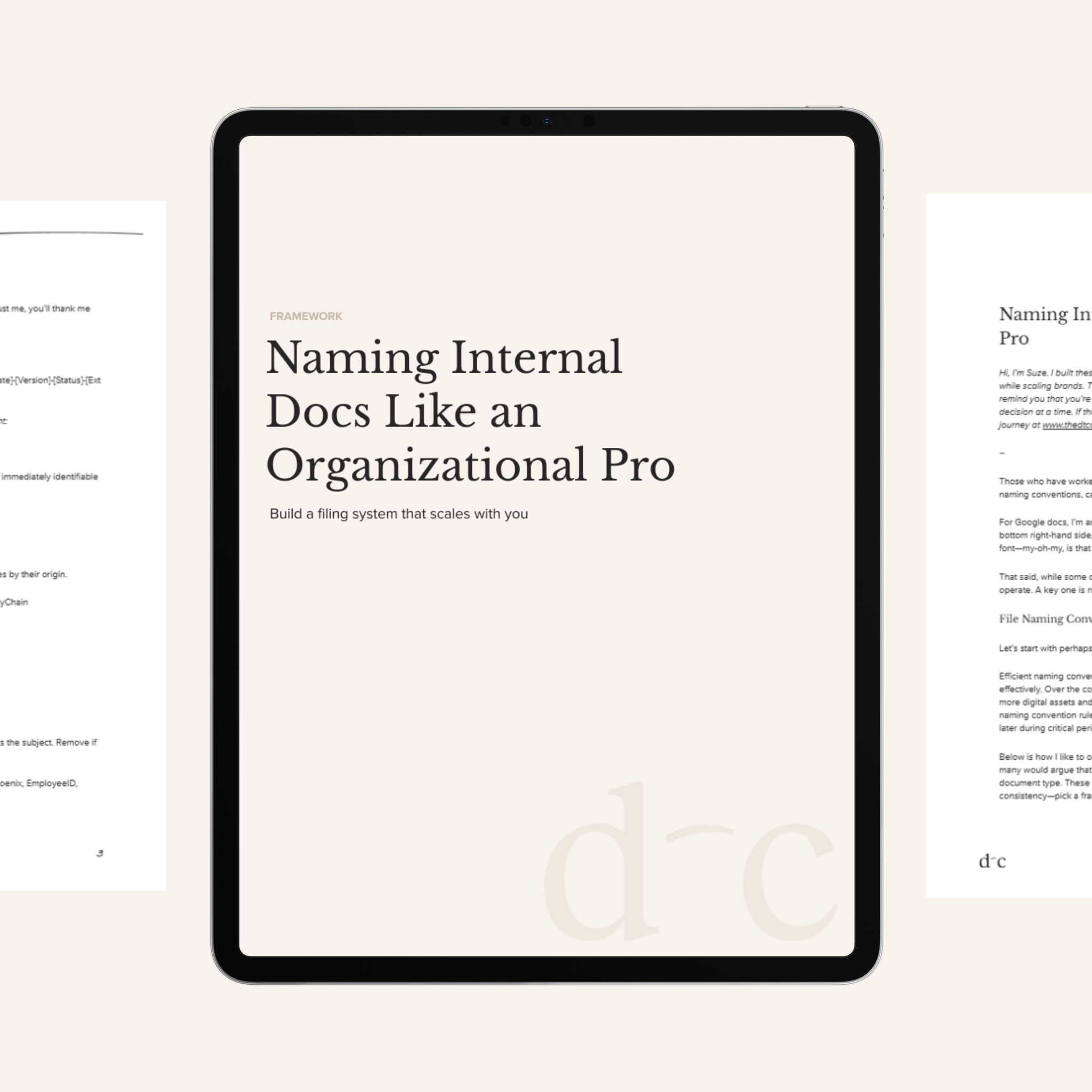 File Naming Framework