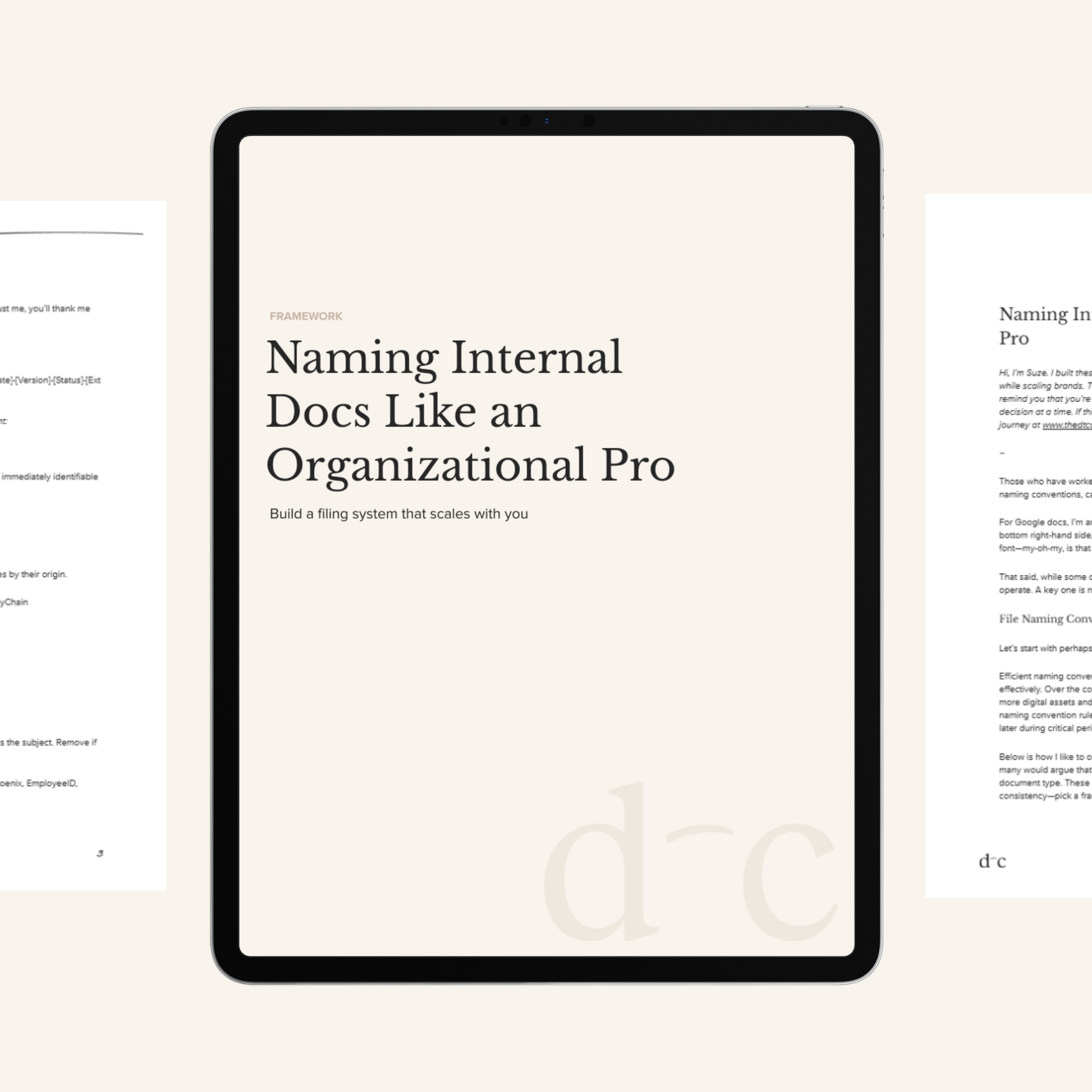 File Naming Framework
