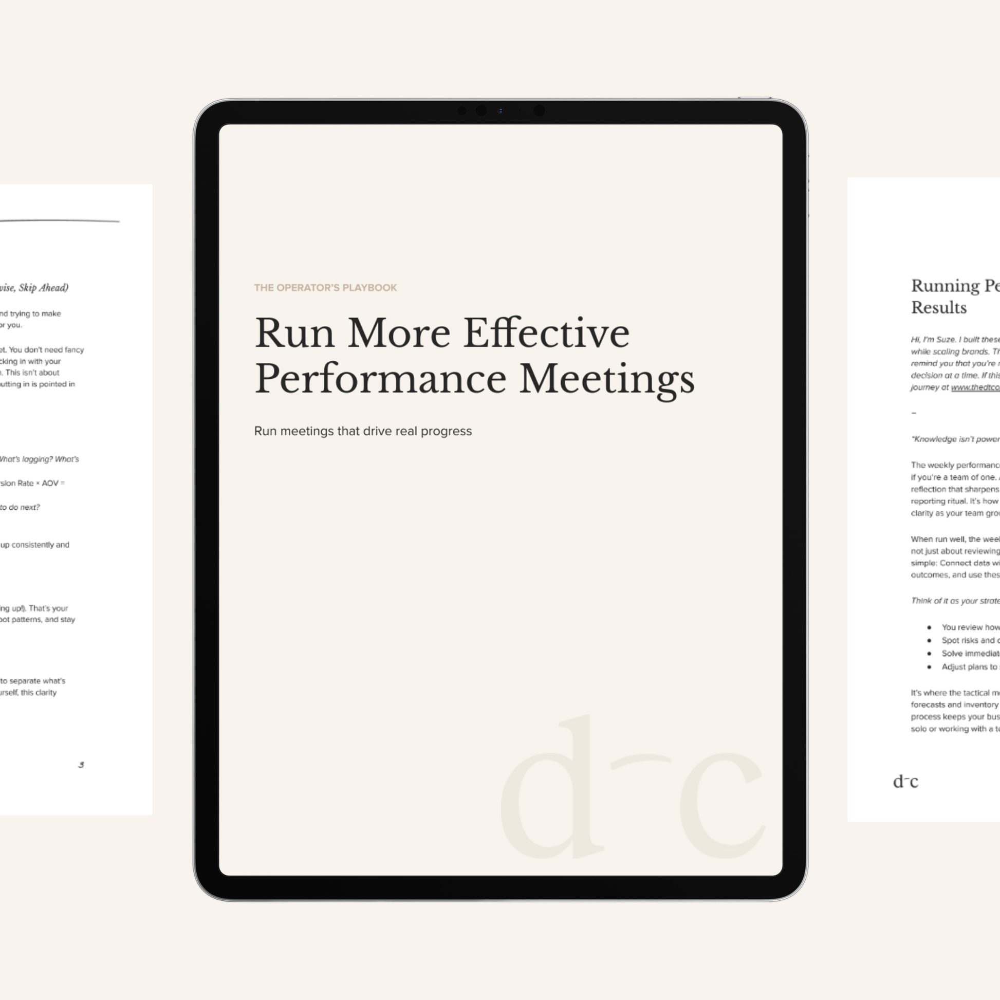 Run More Effective Performance Meetings