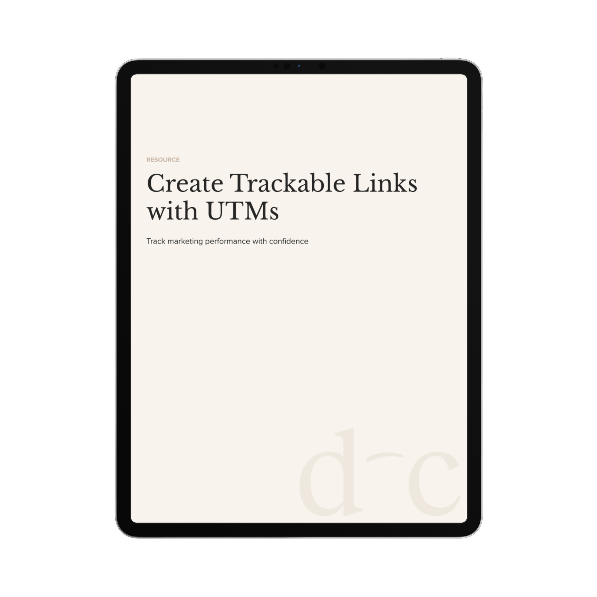 Create Trackable Links with UTMs