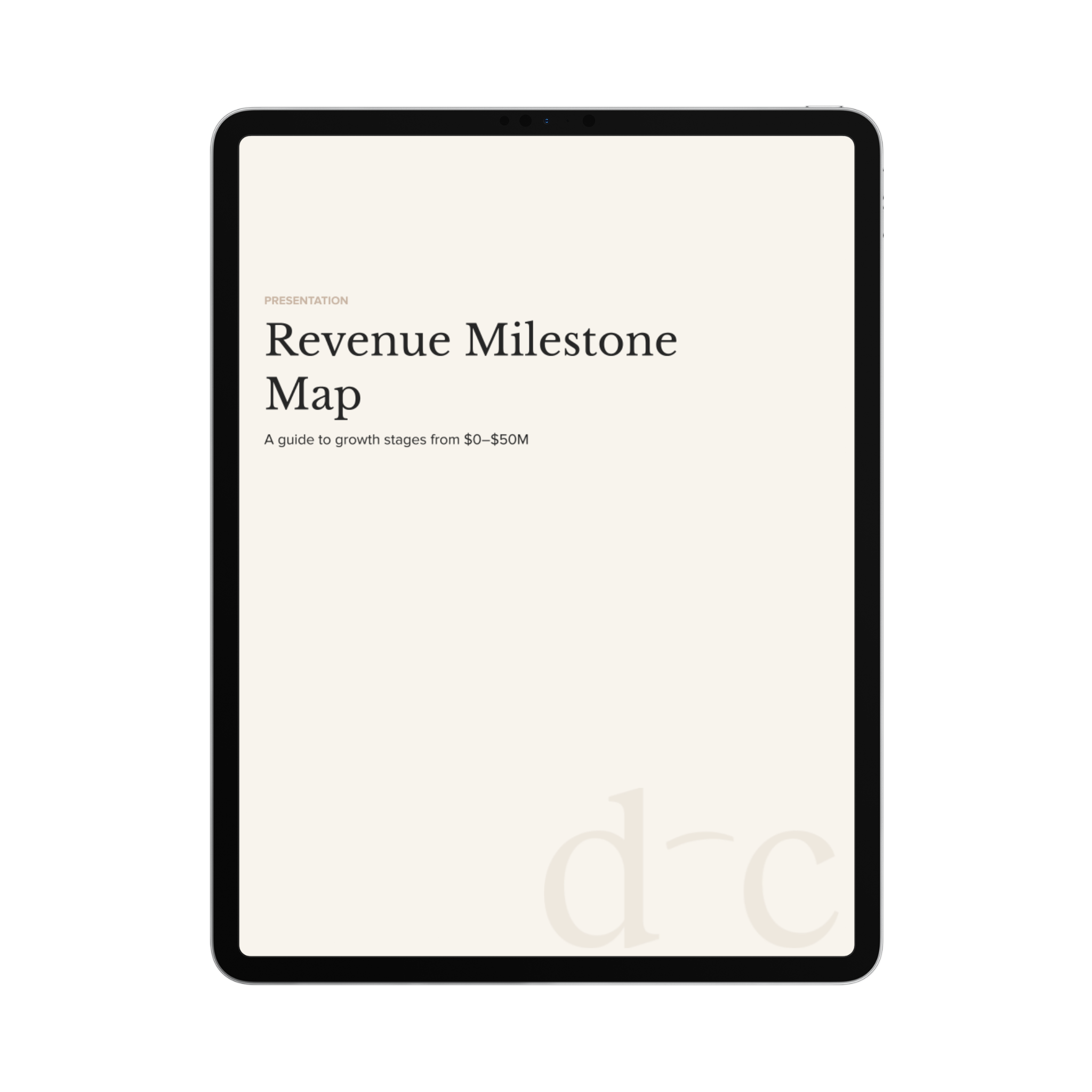 Revenue Milestones Map