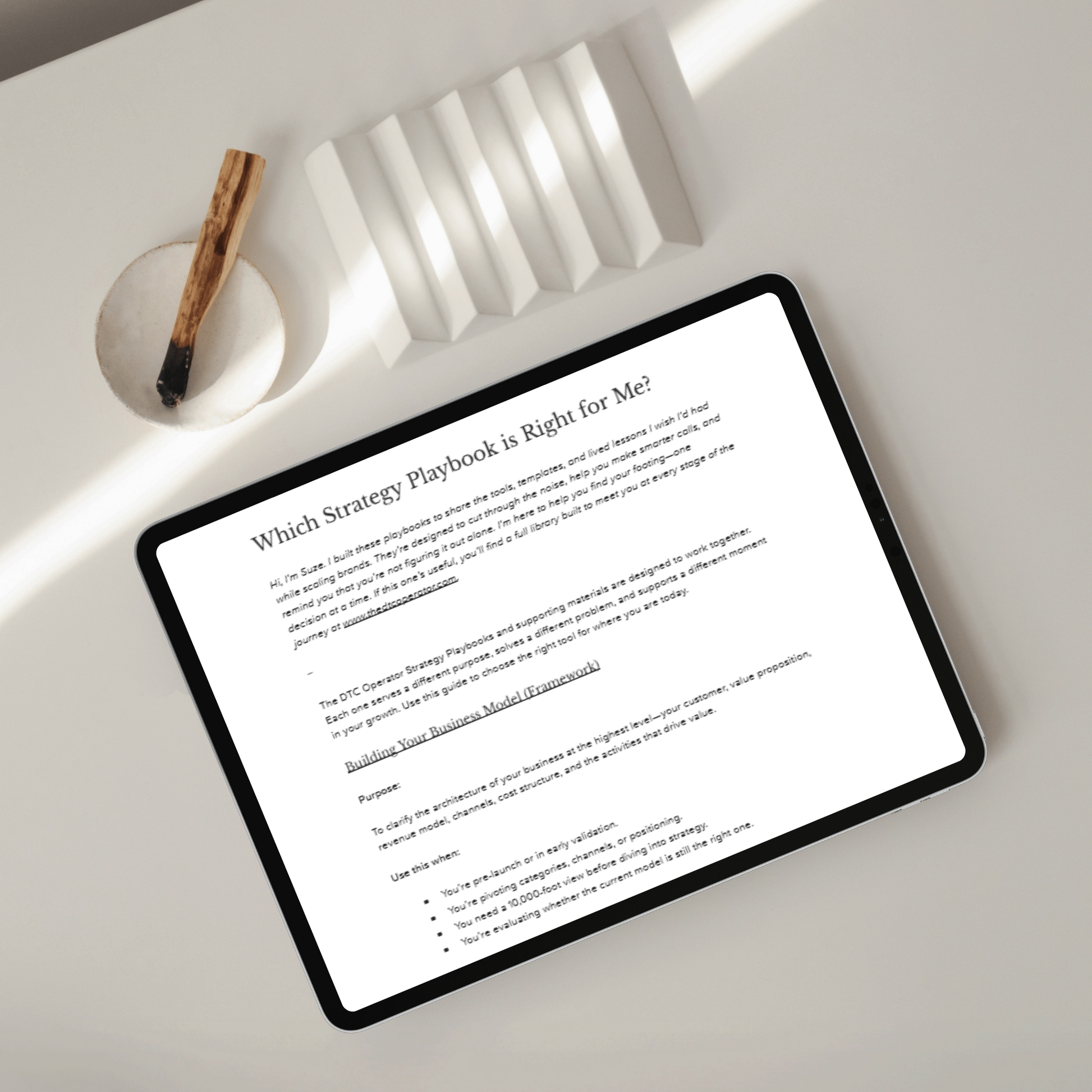 Which Strategy Playbook Is Right for Me?