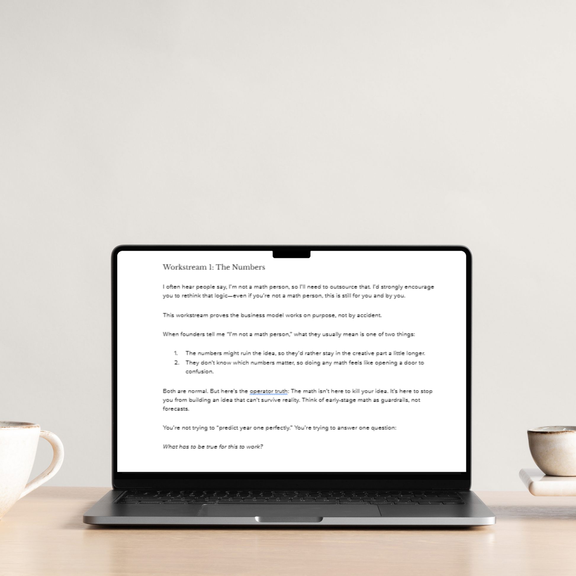Turn a Product Idea into a Business