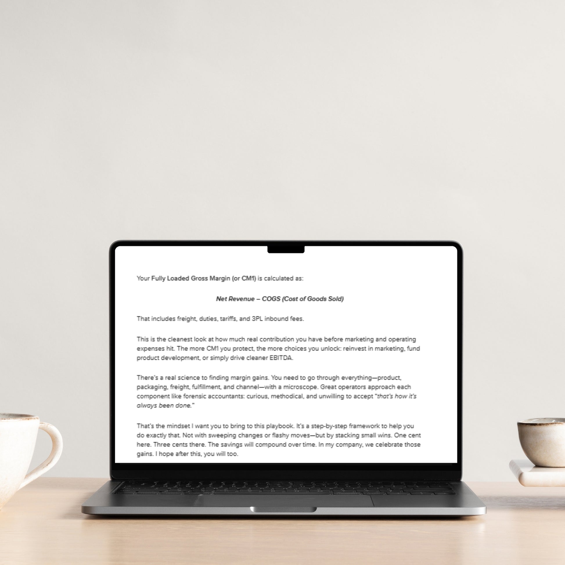 Auditing Costs for Profitability