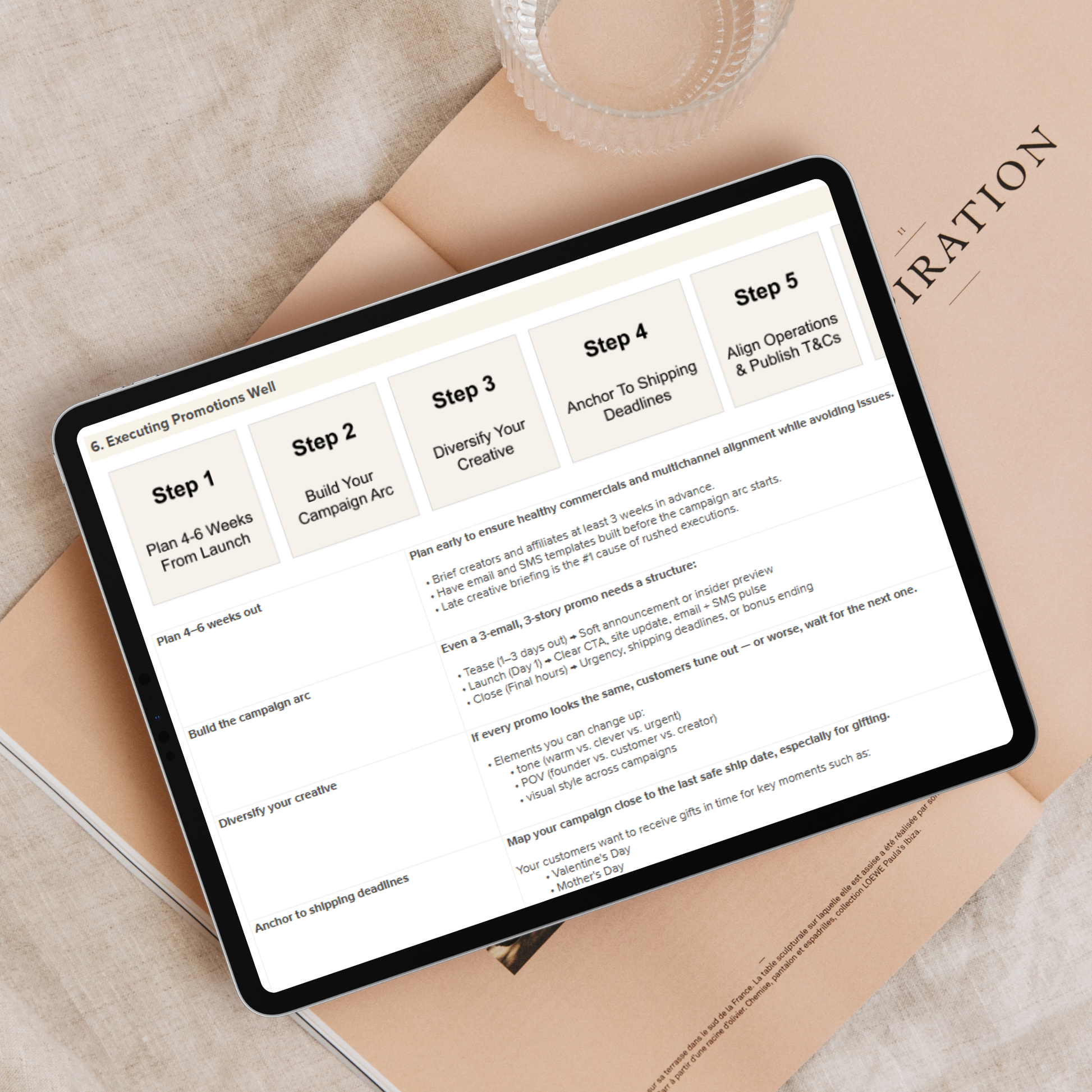 Promotional Guide & Calendar