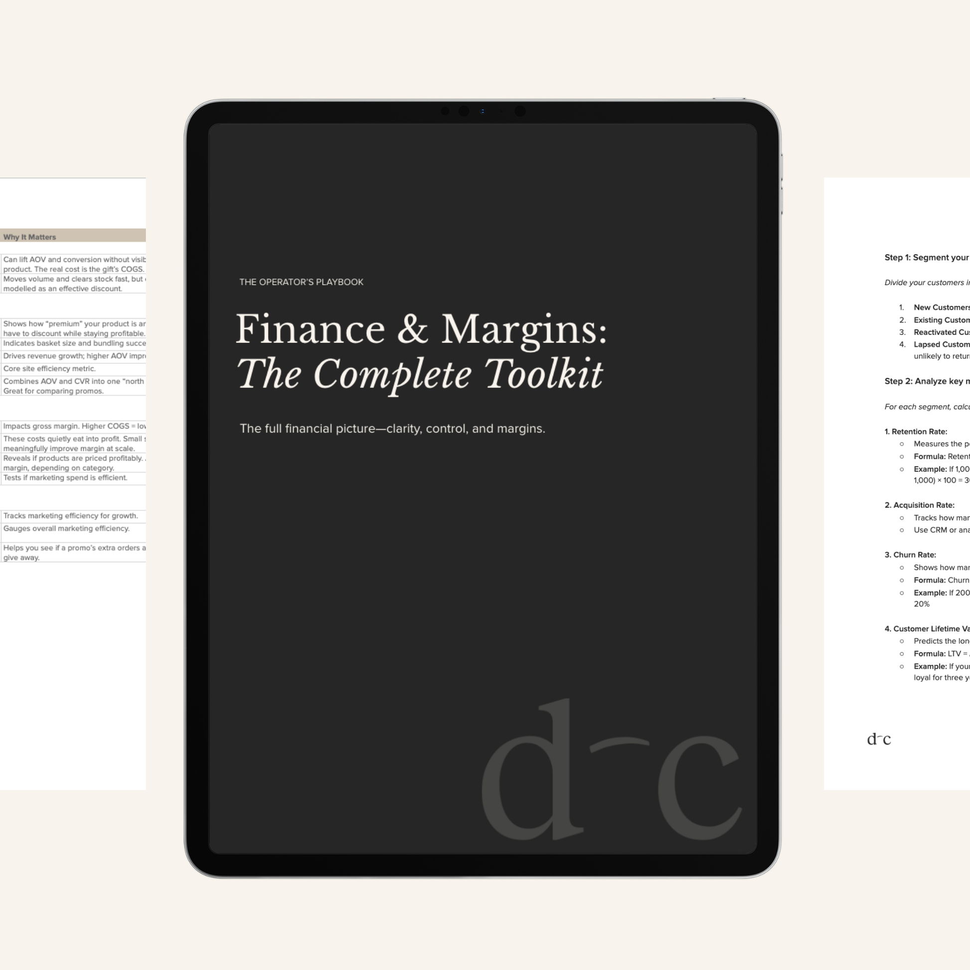 Finance & Margins: The Complete Toolkit