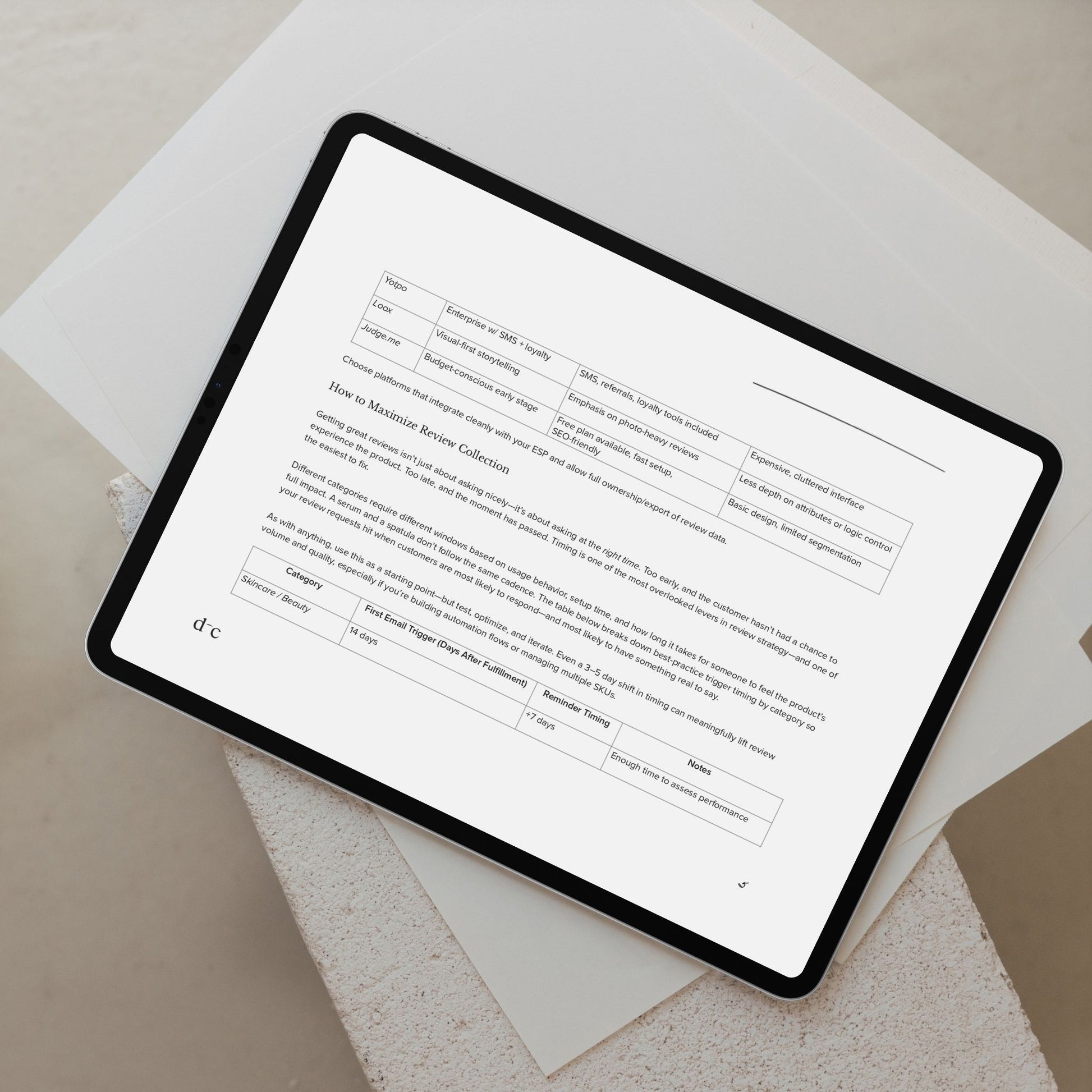 Reviews as a Conversion Lever