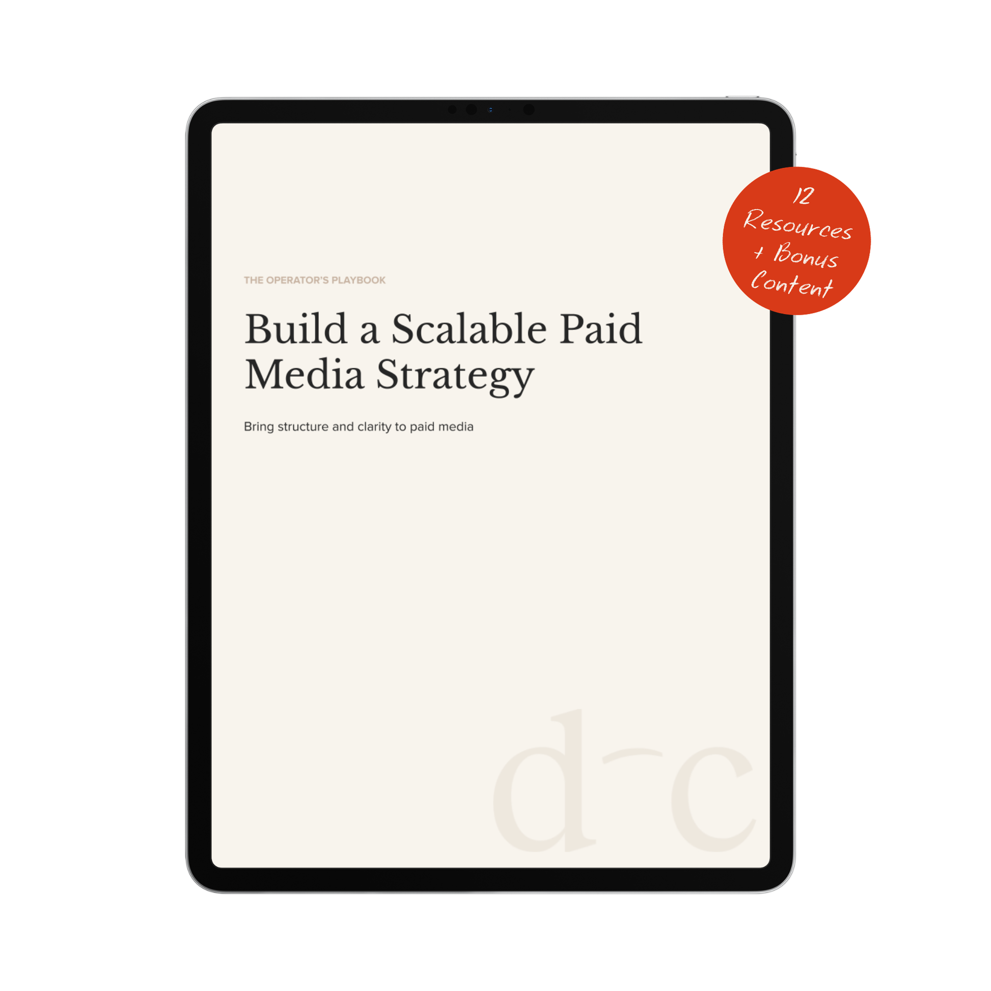 Build a Scalable Paid Media Strategy