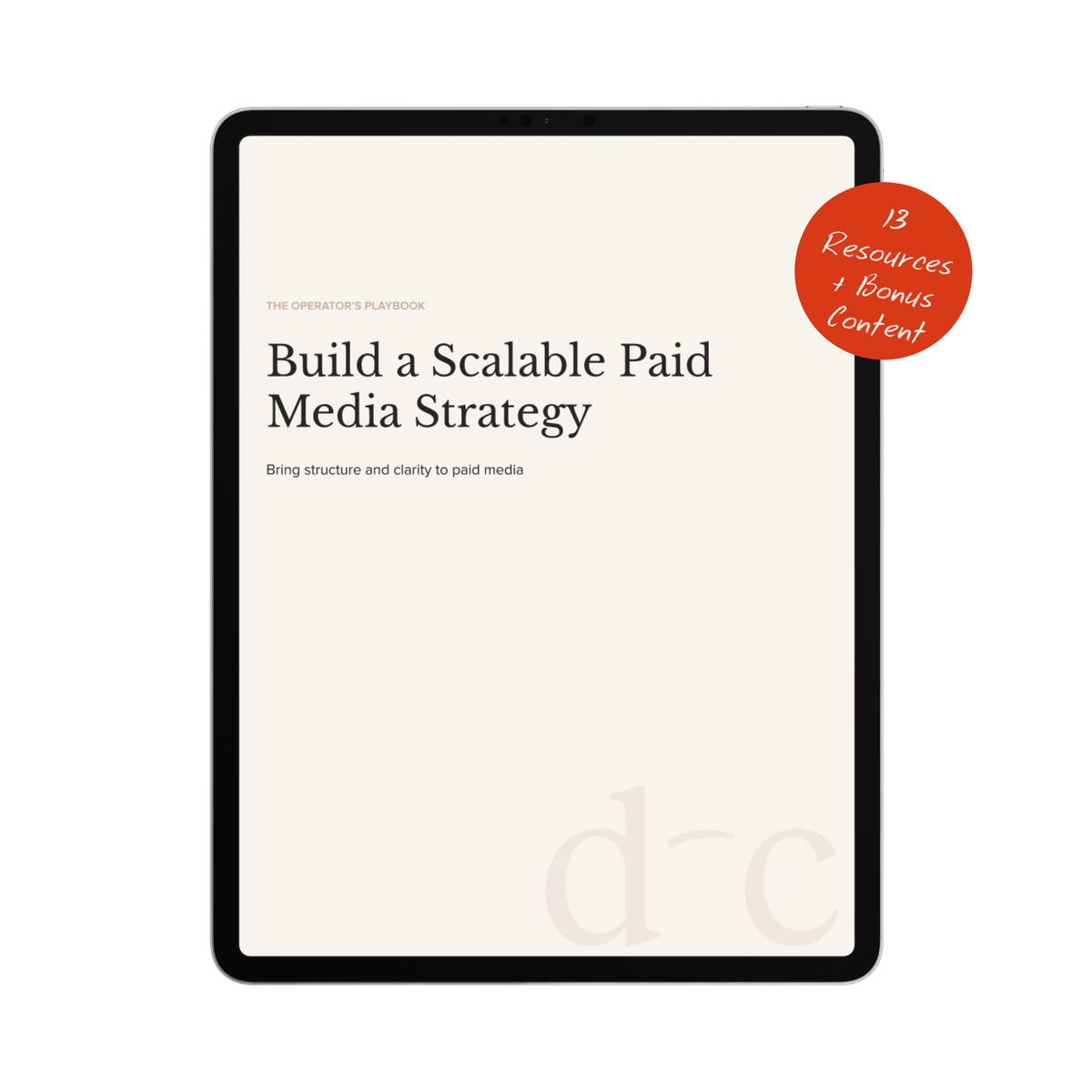 Build a Scalable Paid Media Strategy